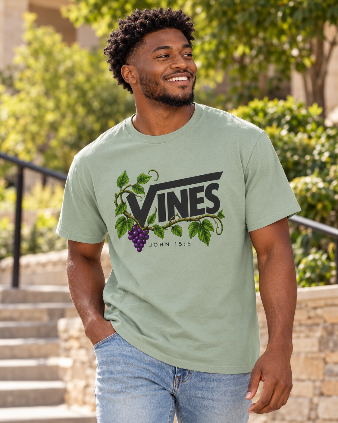 Vines grape vine logo T-Shirt | botanical typography: other