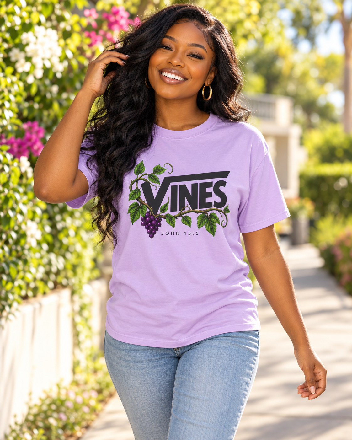 Vines grape vine logo T-Shirt | botanical typography: other