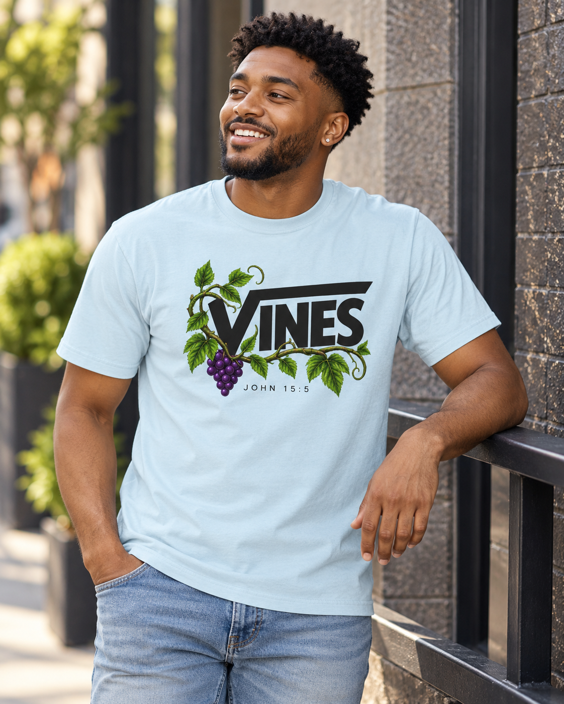 Vines grape vine logo T-Shirt | botanical typography: other