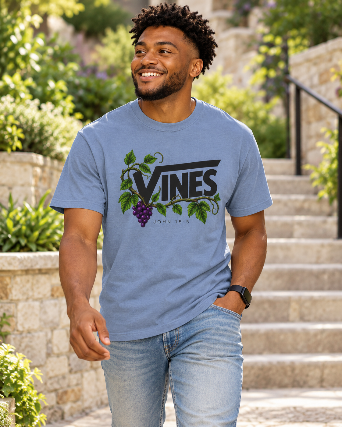 Vines grape vine logo T-Shirt | botanical typography: other