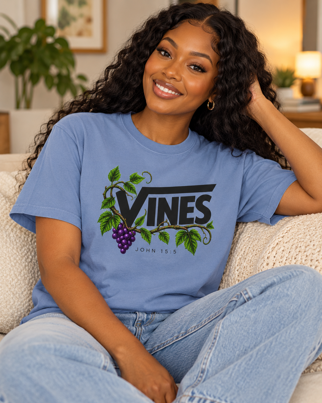Vines grape vine logo T-Shirt | botanical typography: other