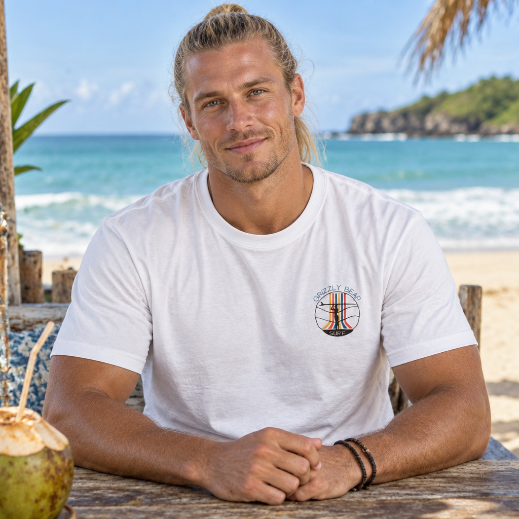 Vibing surf tee shirt