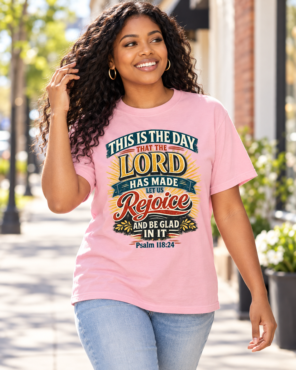 This Is The Day Lord Rejoice Psalm 118:24 T-Shirt: other