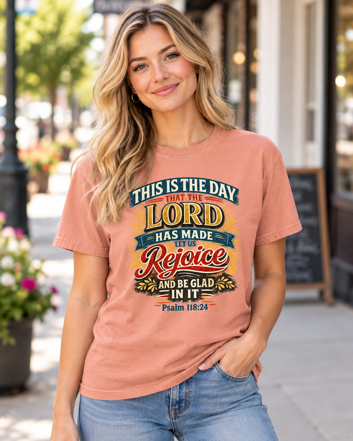 This Is The Day Lord Rejoice Psalm 118:24 T-Shirt: other