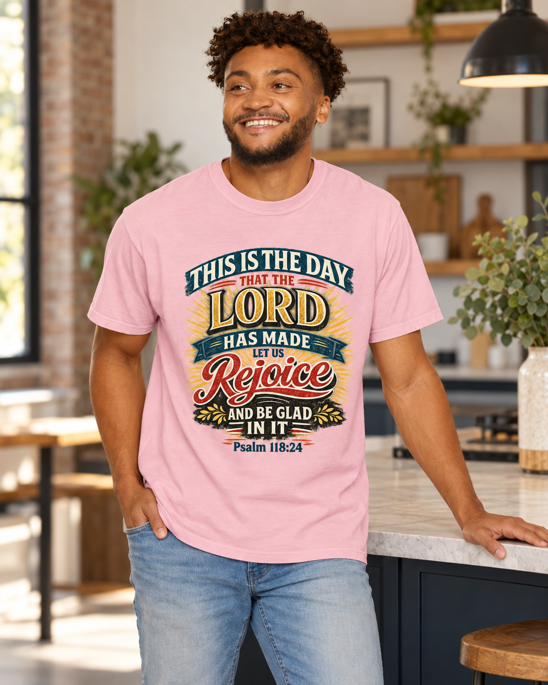 This Is The Day Lord Rejoice Psalm 118:24 T-Shirt: other