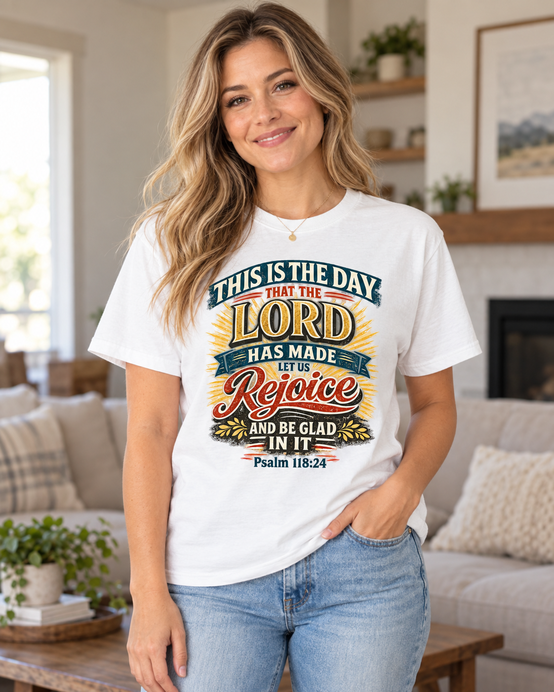 This Is The Day Lord Rejoice Psalm 118:24 T-Shirt: other