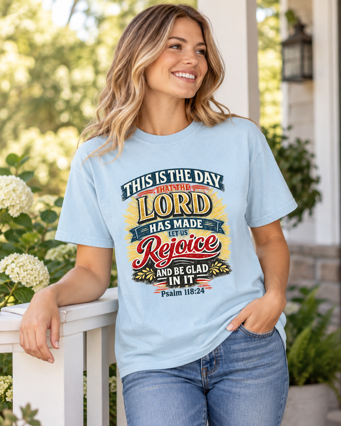 This Is The Day Lord Rejoice Psalm 118:24 T-Shirt: other