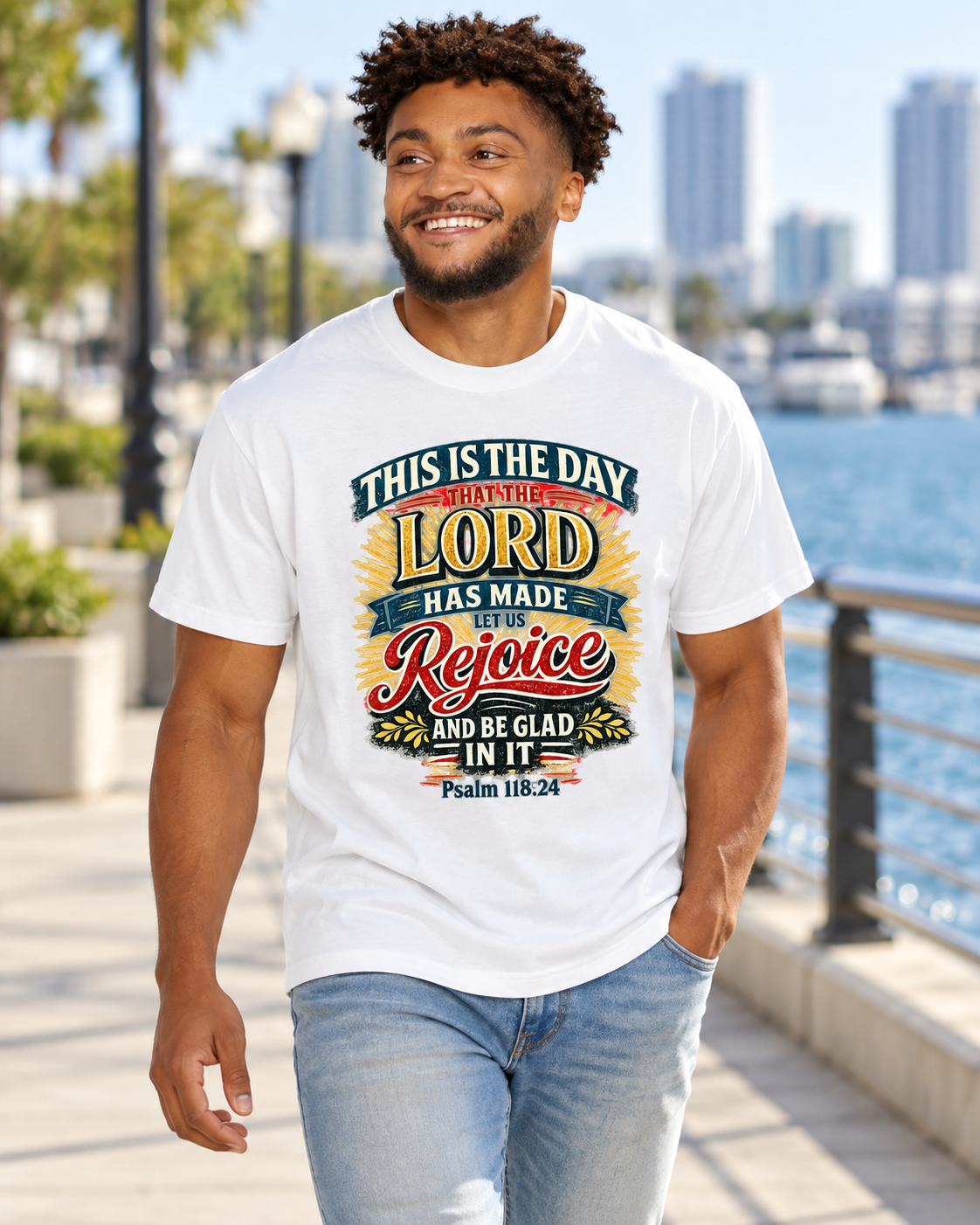 This Is The Day Lord Rejoice Psalm 118:24 T-Shirt: other