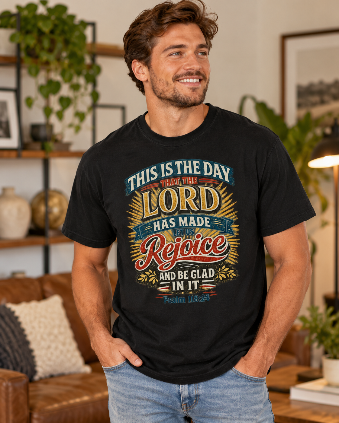 This Is The Day Lord Rejoice Psalm 118:24 T-Shirt: other