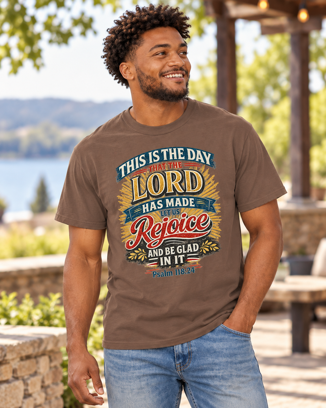 This Is The Day Lord Rejoice Psalm 118:24 T-Shirt: other