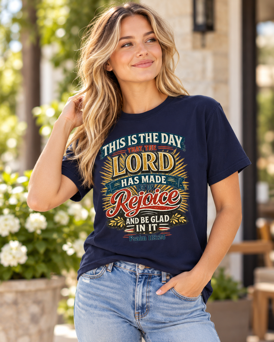 This Is The Day Lord Rejoice Psalm 118:24 T-Shirt: other