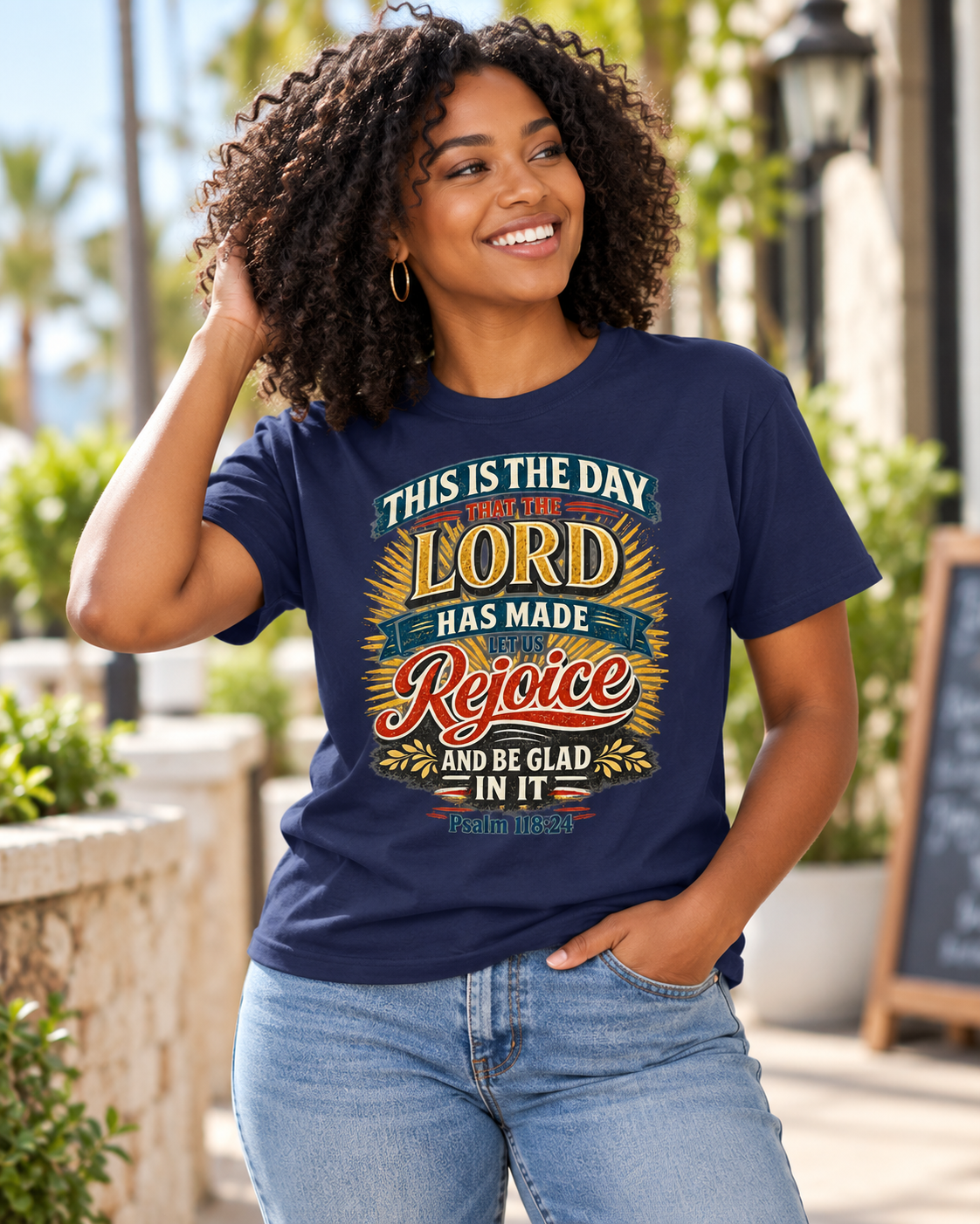 This Is The Day Lord Rejoice Psalm 118:24 T-Shirt: other