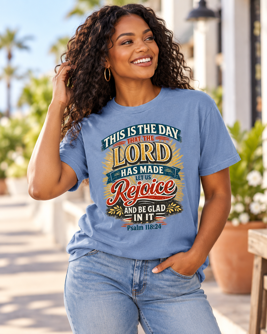 This Is The Day Lord Rejoice Psalm 118:24 T-Shirt: other