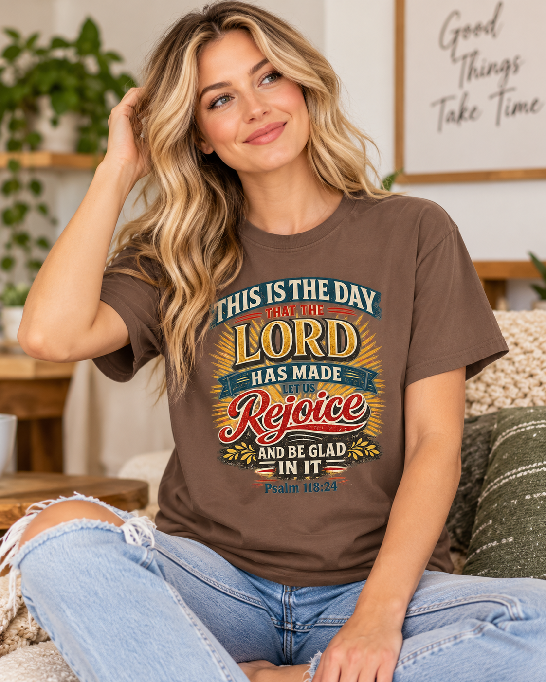 This Is The Day Lord Rejoice Psalm 118:24 T-Shirt: other
