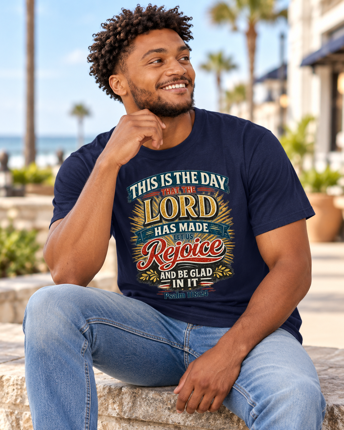 This Is The Day Lord Rejoice Psalm 118:24 T-Shirt: other
