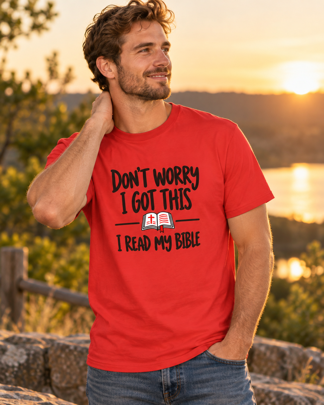 Don’t Worry I Got This I Read My Bible T-Shirt | Christian Faith Tee: other