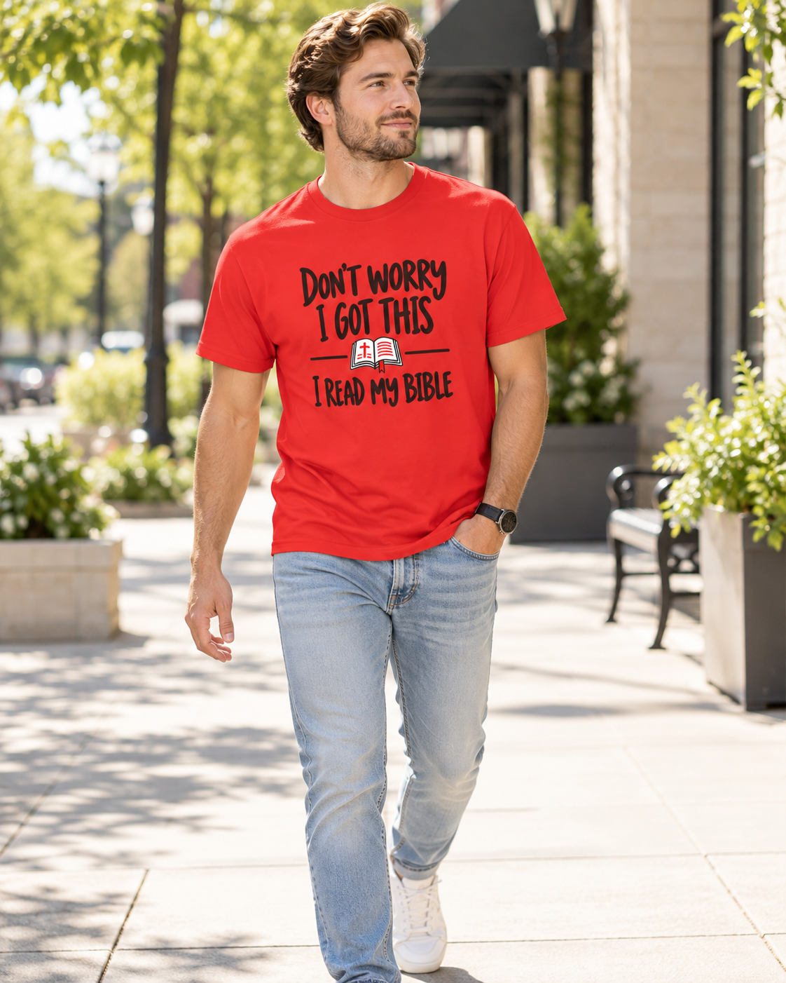 Don’t Worry I Got This I Read My Bible T-Shirt | Christian Faith Tee: other