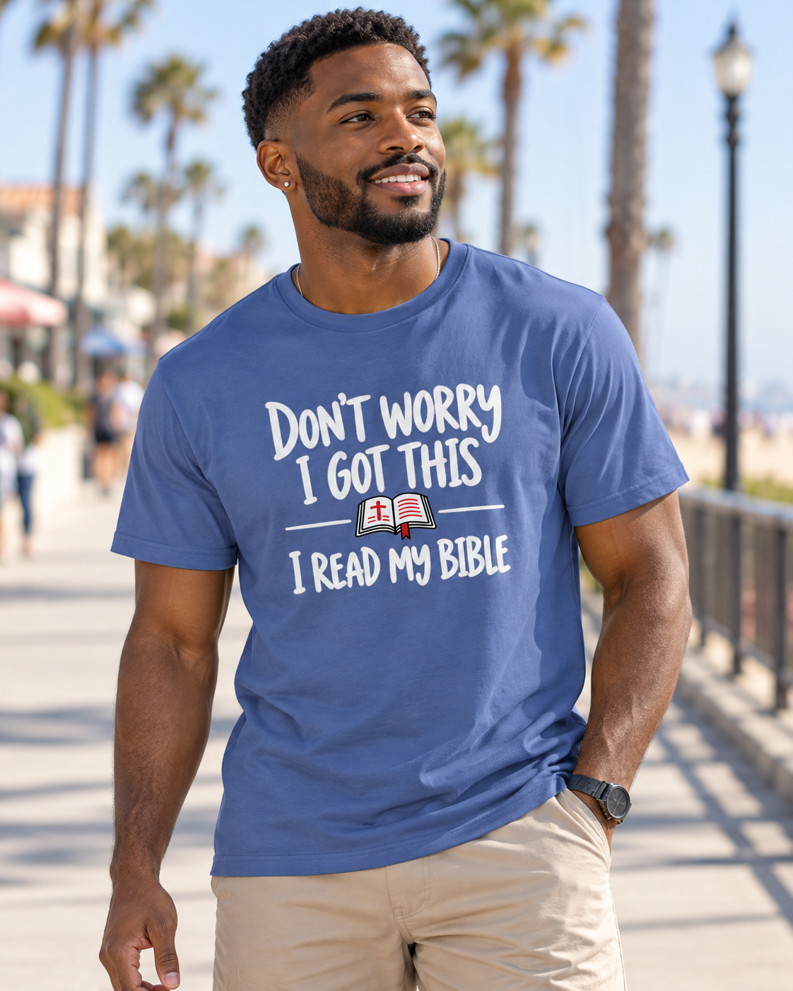 Don’t Worry I Got This I Read My Bible T-Shirt | Christian Faith Tee: other