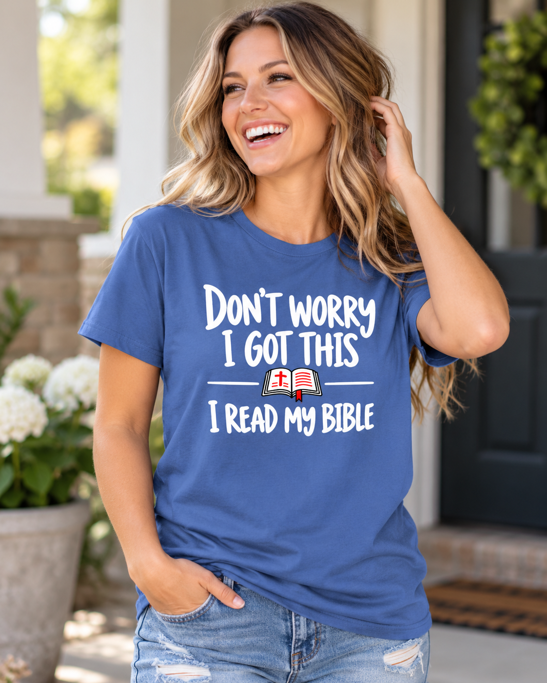 Don’t Worry I Got This I Read My Bible T-Shirt | Christian Faith Tee: other