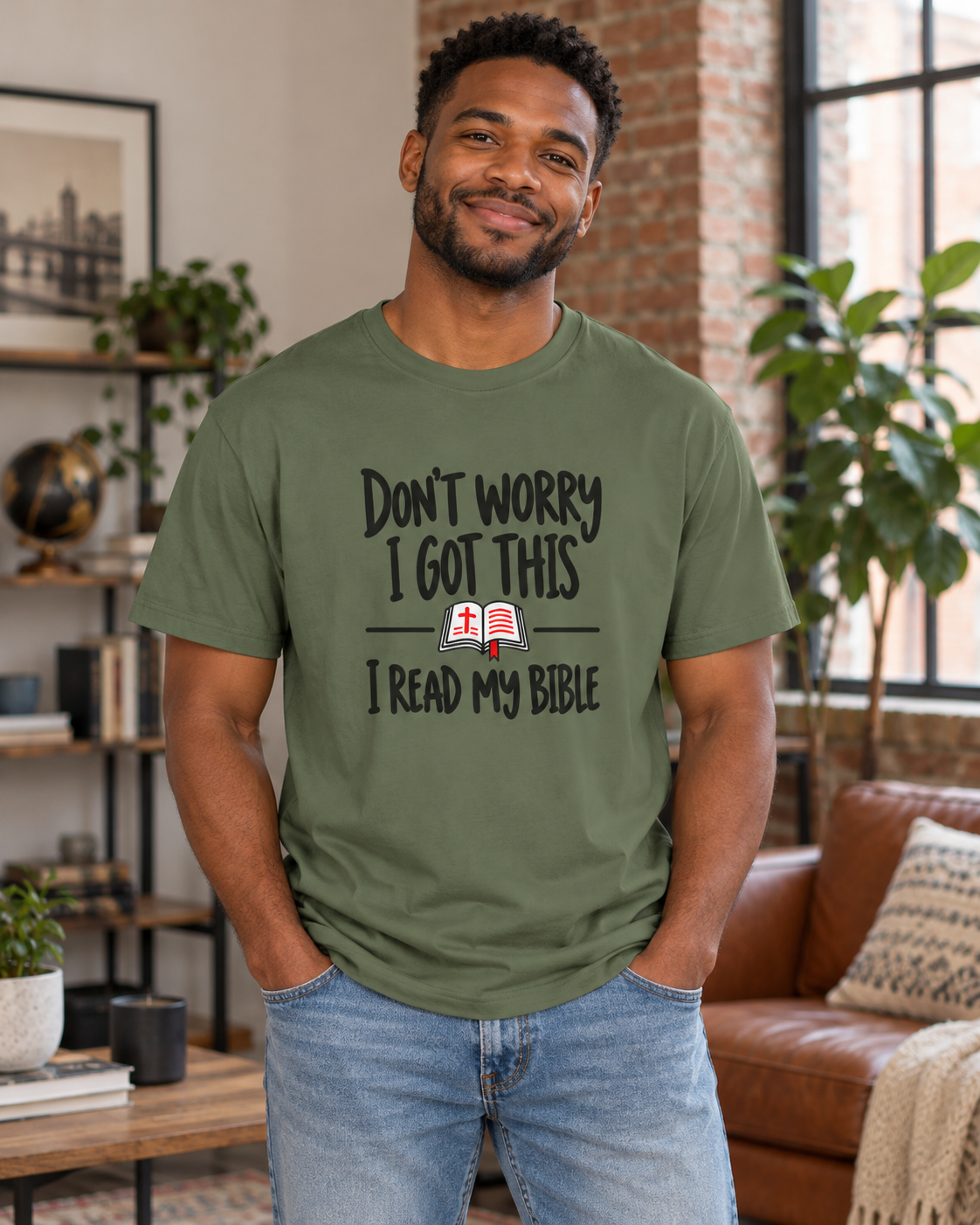 Don’t Worry I Got This I Read My Bible T-Shirt | Christian Faith Tee: other