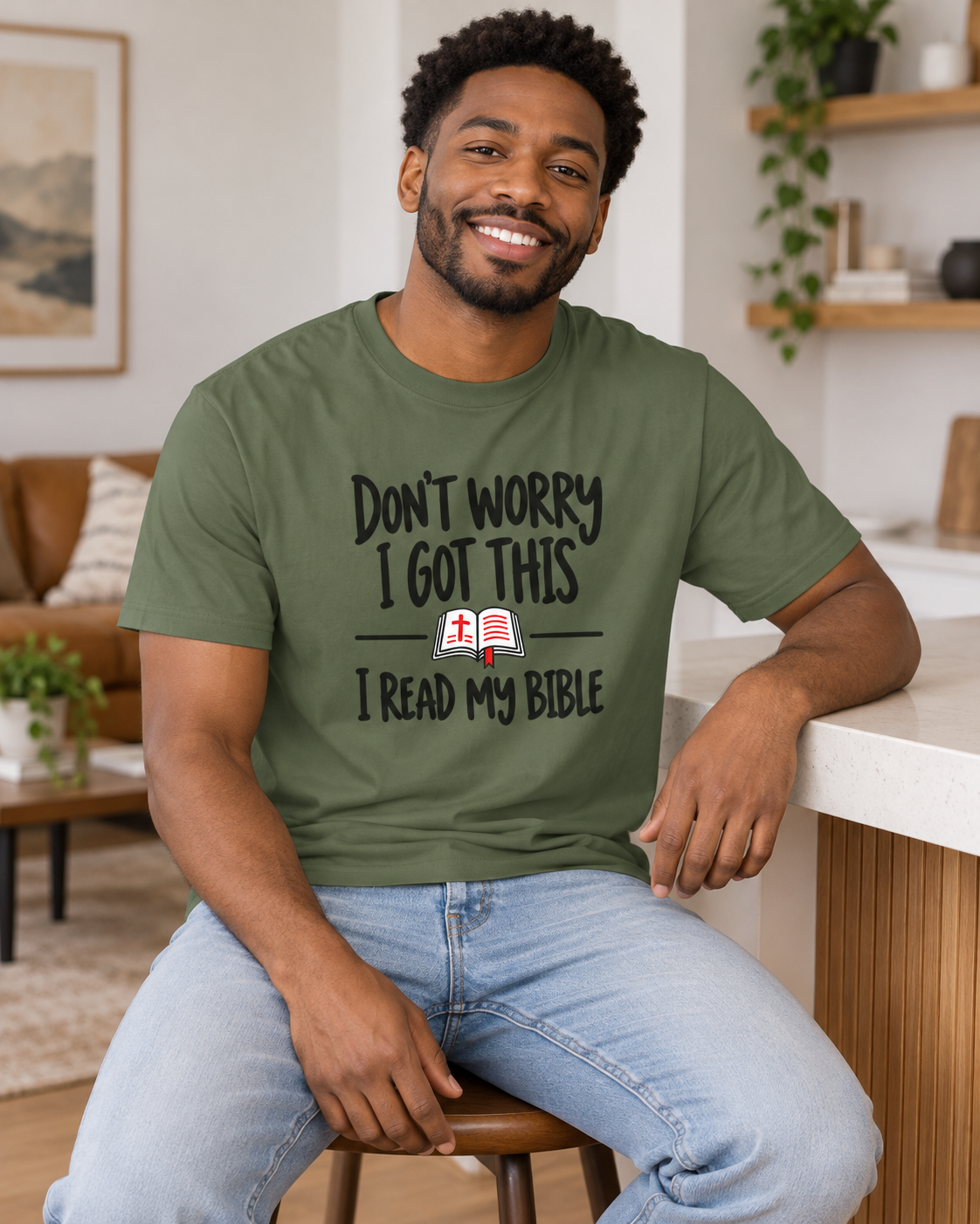 Don’t Worry I Got This I Read My Bible T-Shirt | Christian Faith Tee: other