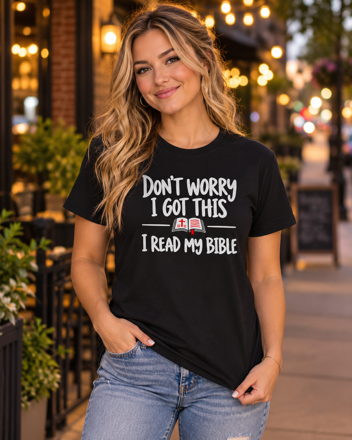 Don’t Worry I Got This I Read My Bible T-Shirt | Christian Faith Tee: other