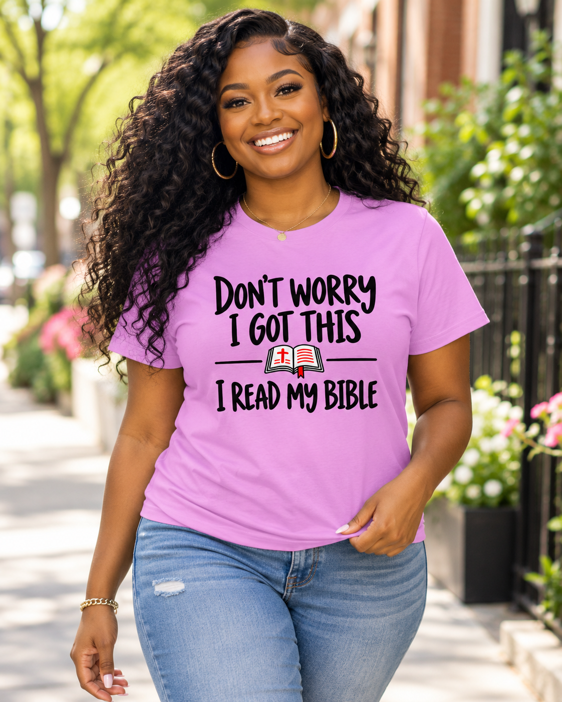 Don’t Worry I Got This I Read My Bible T-Shirt | Christian Faith Tee: other
