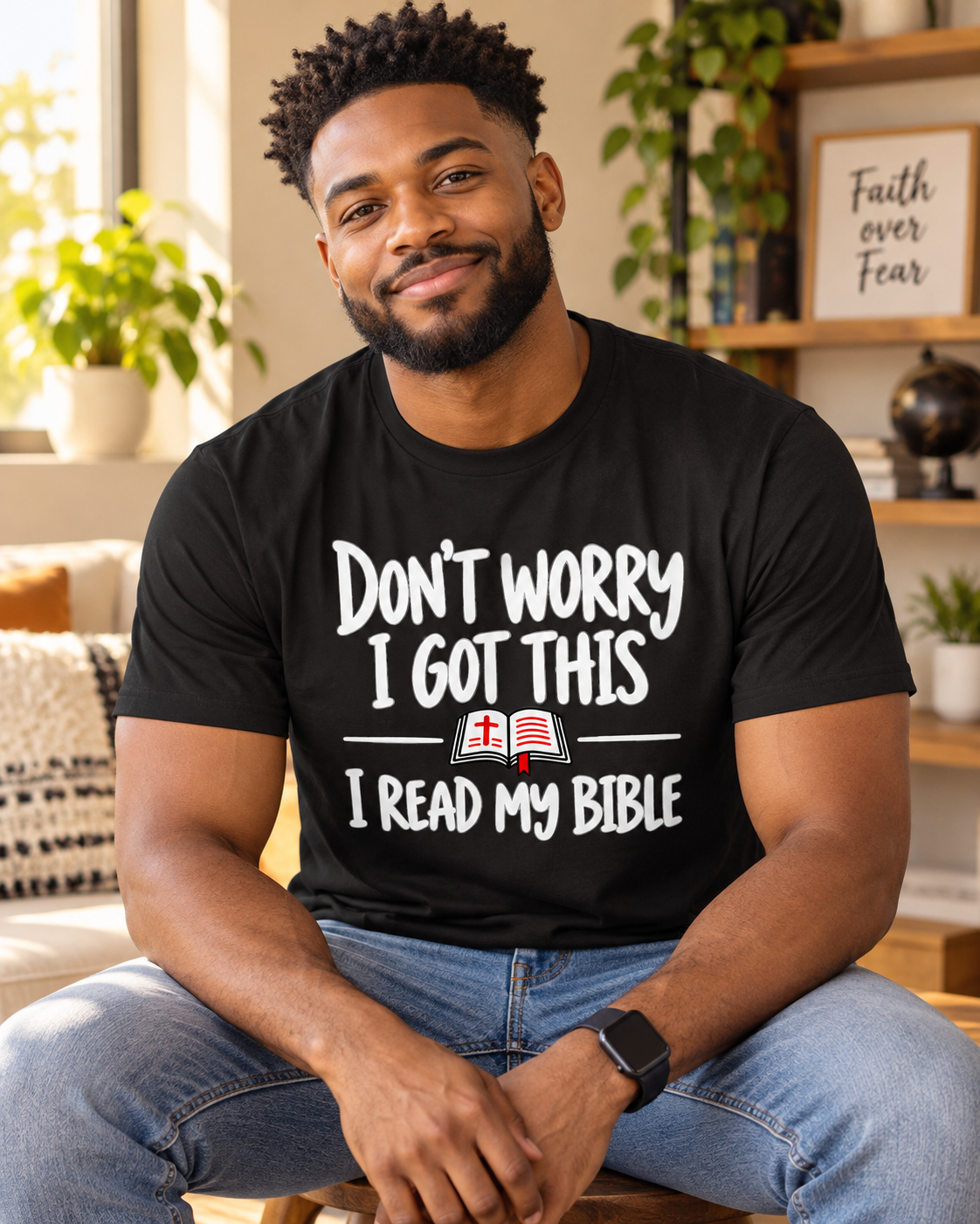 Don’t Worry I Got This I Read My Bible T-Shirt | Christian Faith Tee: other