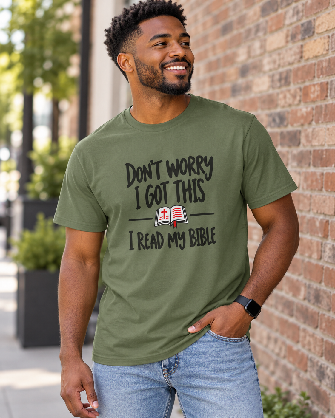 Don’t Worry I Got This I Read My Bible T-Shirt | Christian Faith Tee: other