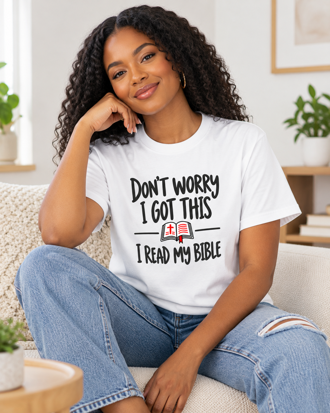 Don’t Worry I Got This I Read My Bible T-Shirt | Christian Faith Tee: other