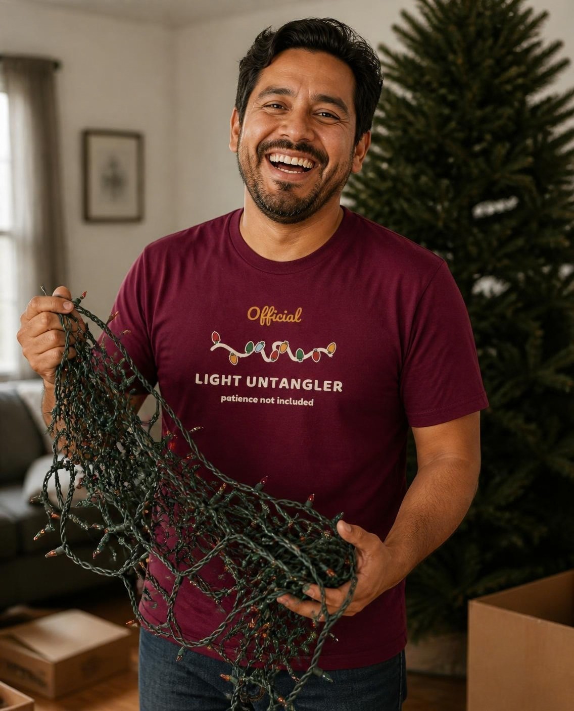 Official Light Untangler tee, photo 1 of 8