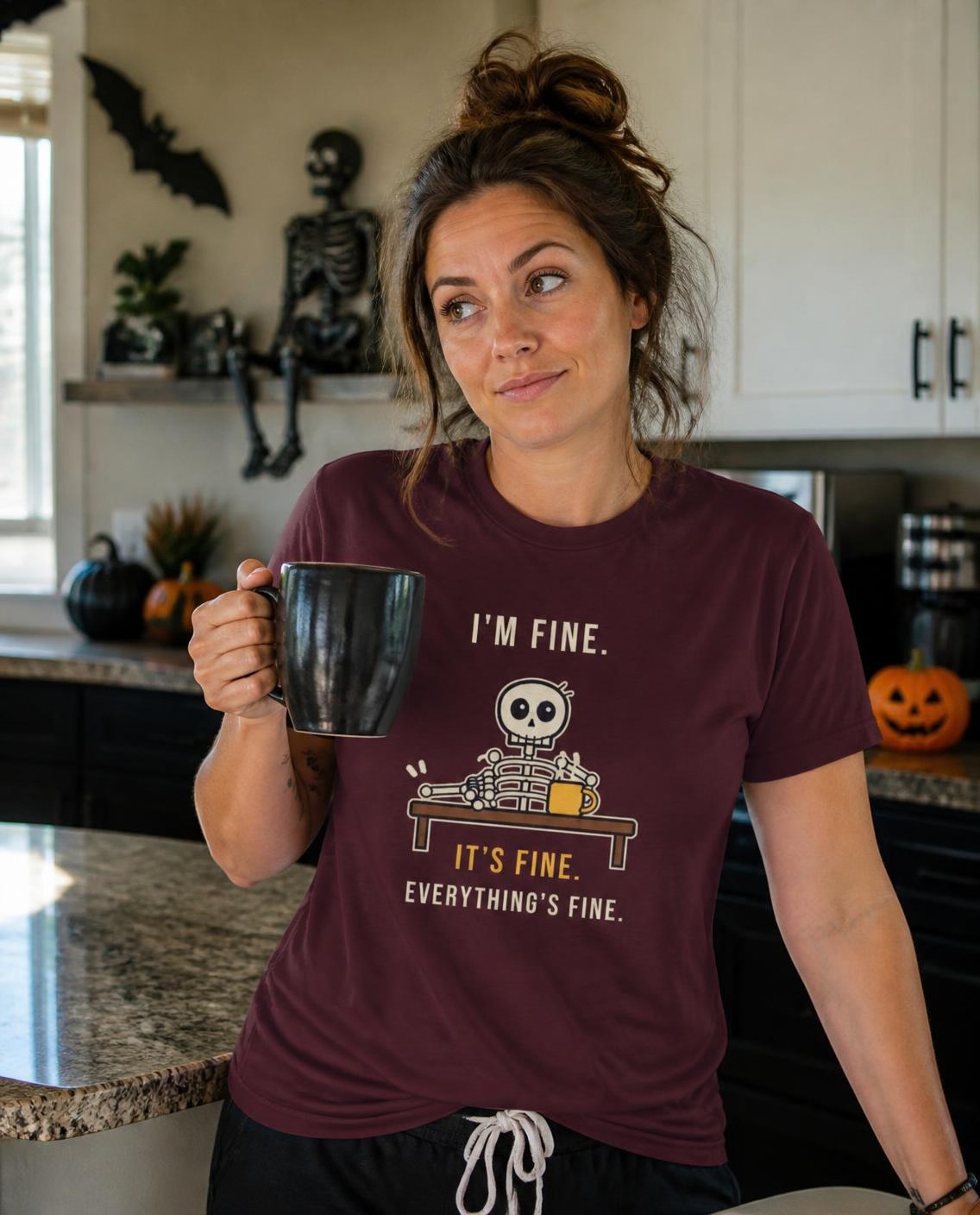 I'm Fine It's Fine Everything's Fine tee, photo 1 of 6