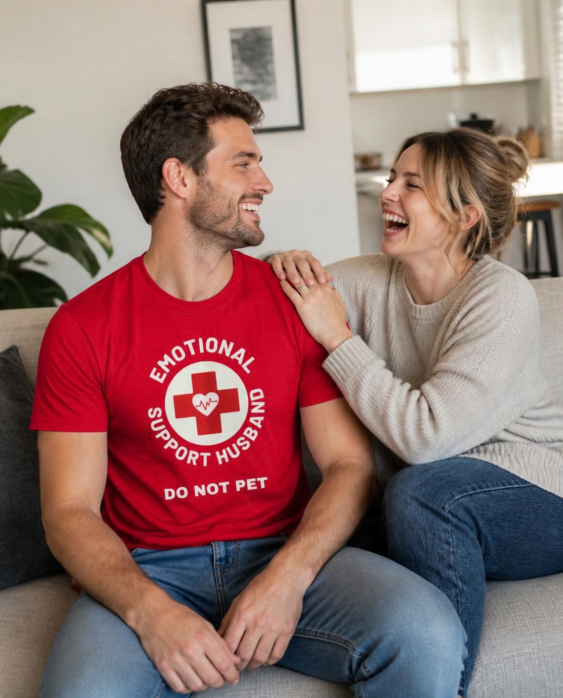 Emotional Support Husband tee, photo 1 of 6