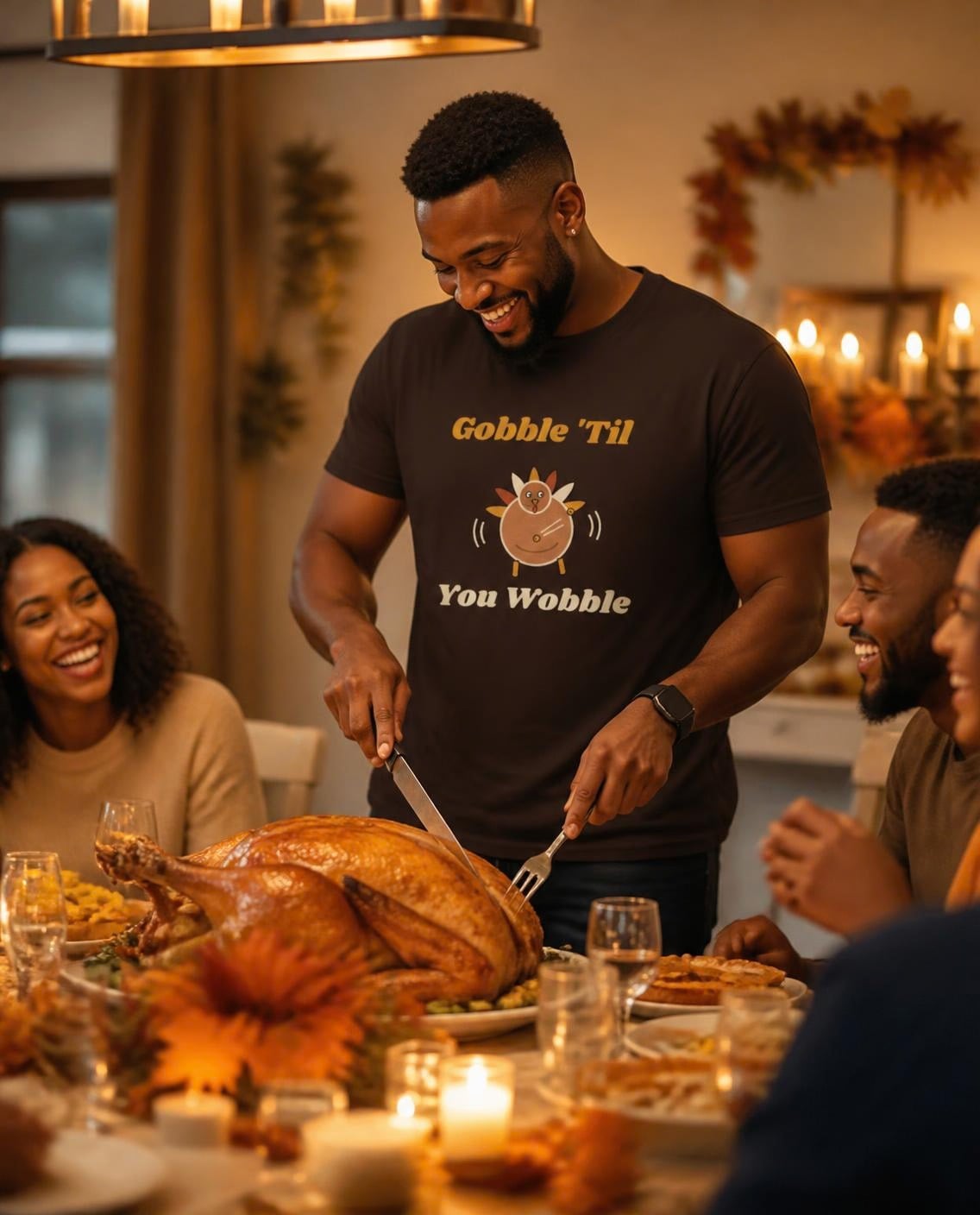 Gobble Til You Wobble tee, photo 1 of 6