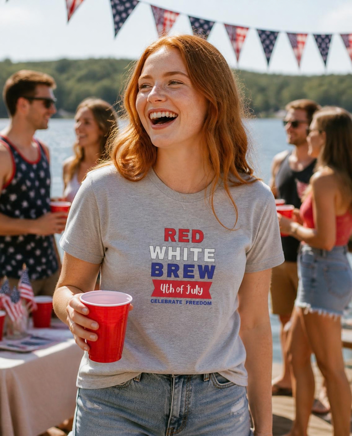 Red White and Brew tee, photo 1 of 10