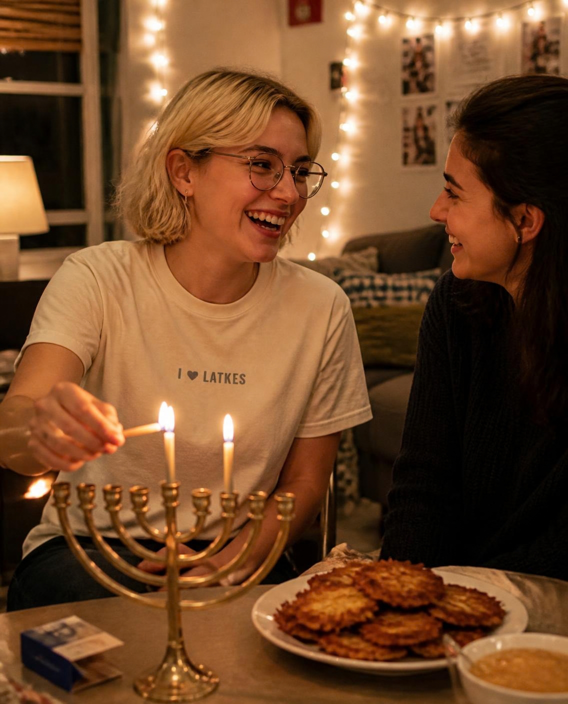 I Love Latkes comfort colors tee, photo 1 of 6
