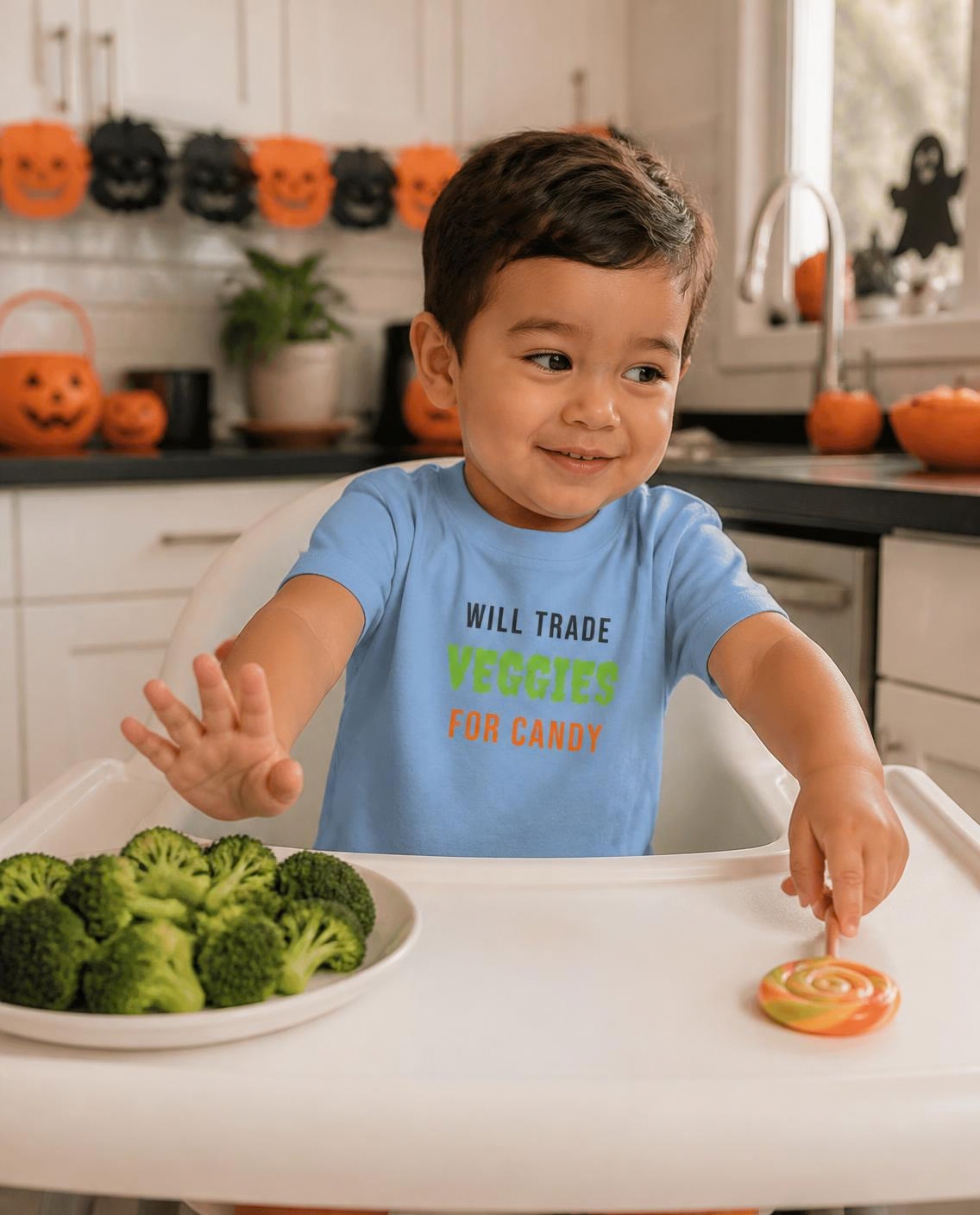 Will Trade Veggies for Candy toddler tee, photo 1 of 6