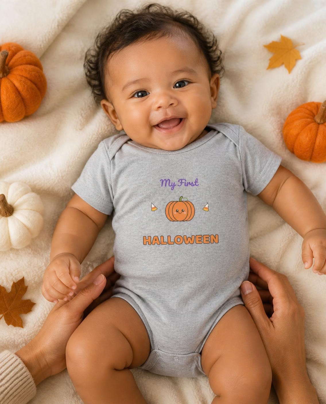 My First Halloween Bat baby bodysuit, photo 1 of 7