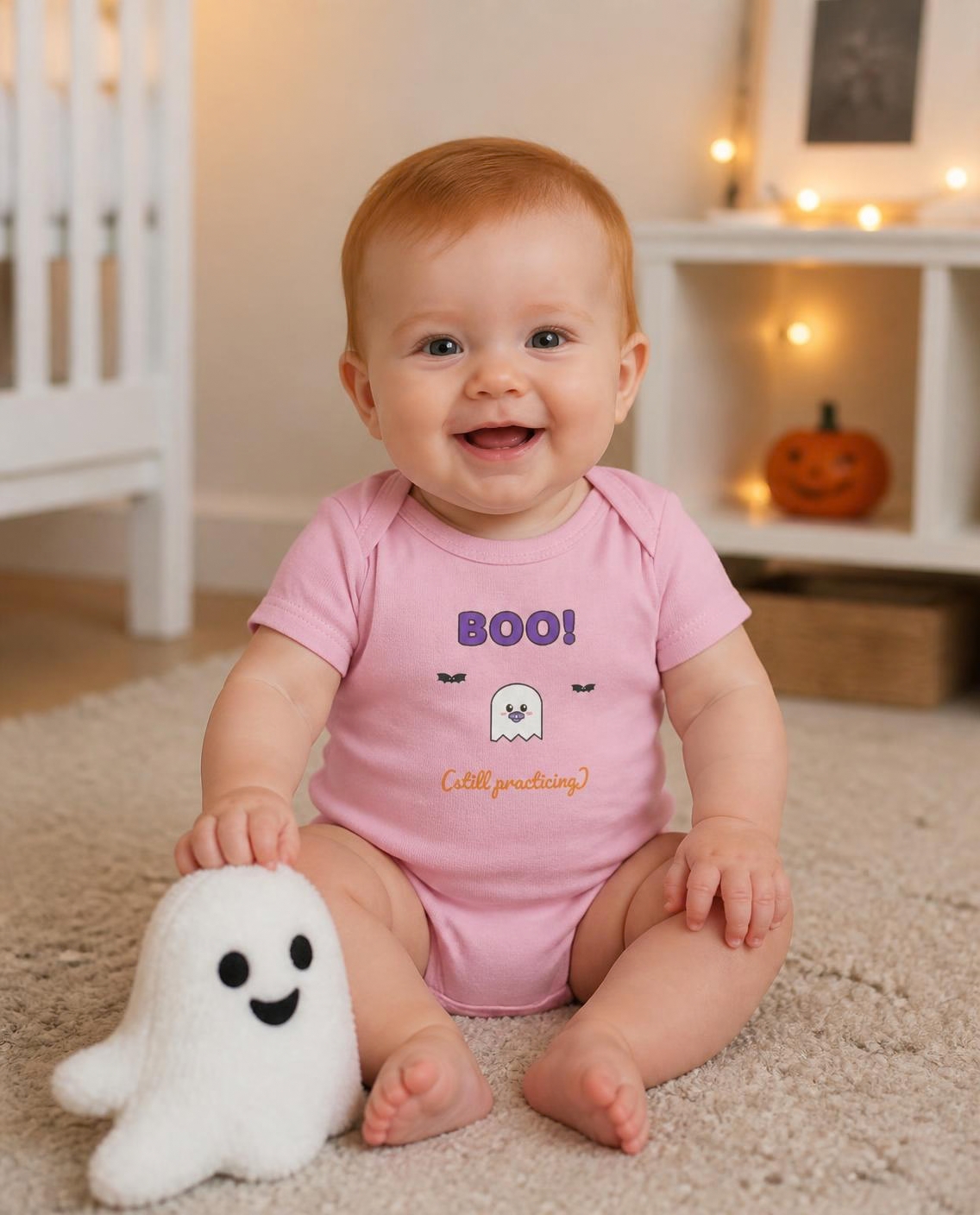 Boo, Still Practicing baby bodysuit, photo 1 of 7