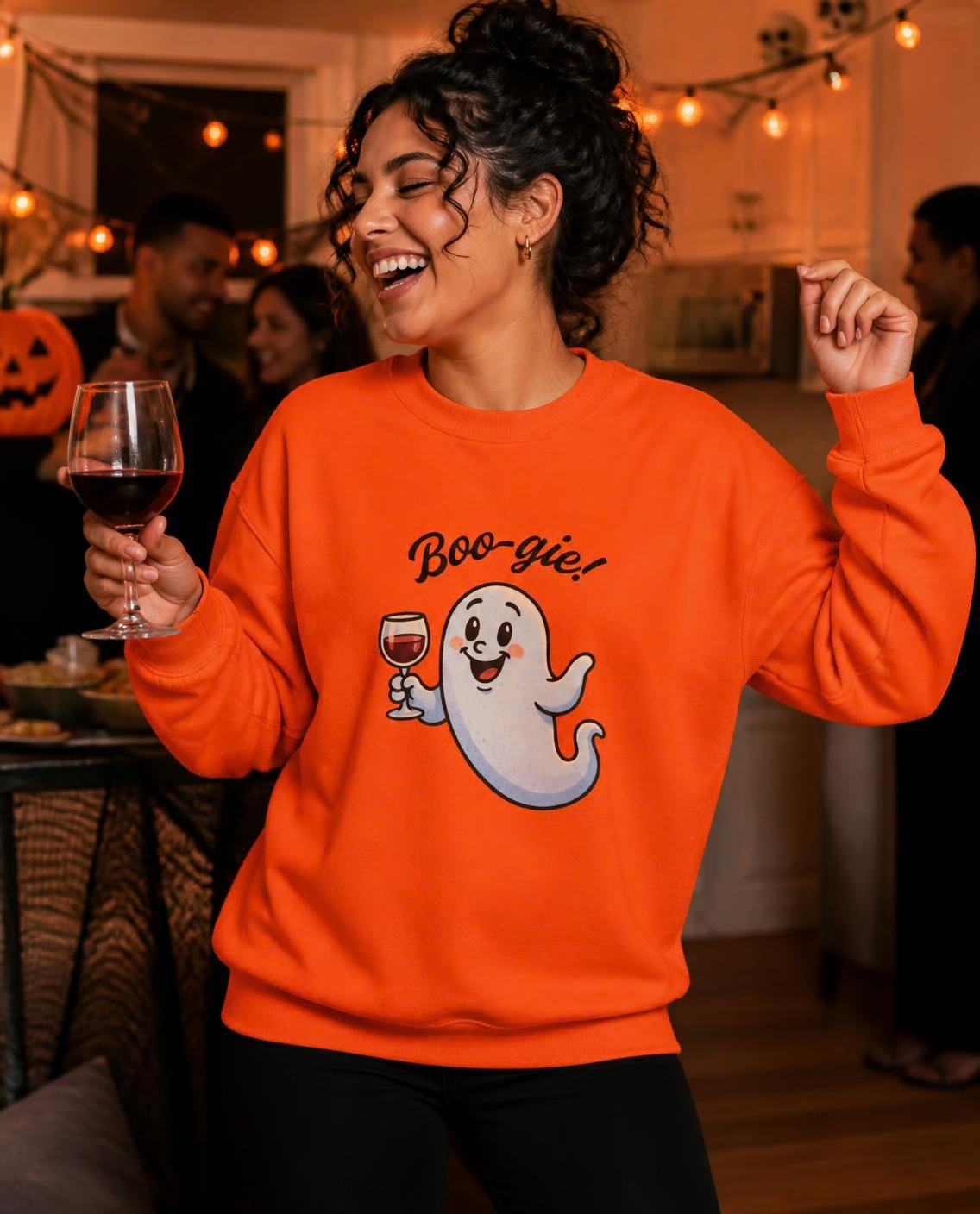 Boo-gie crewneck sweatshirt, photo 1 of 8