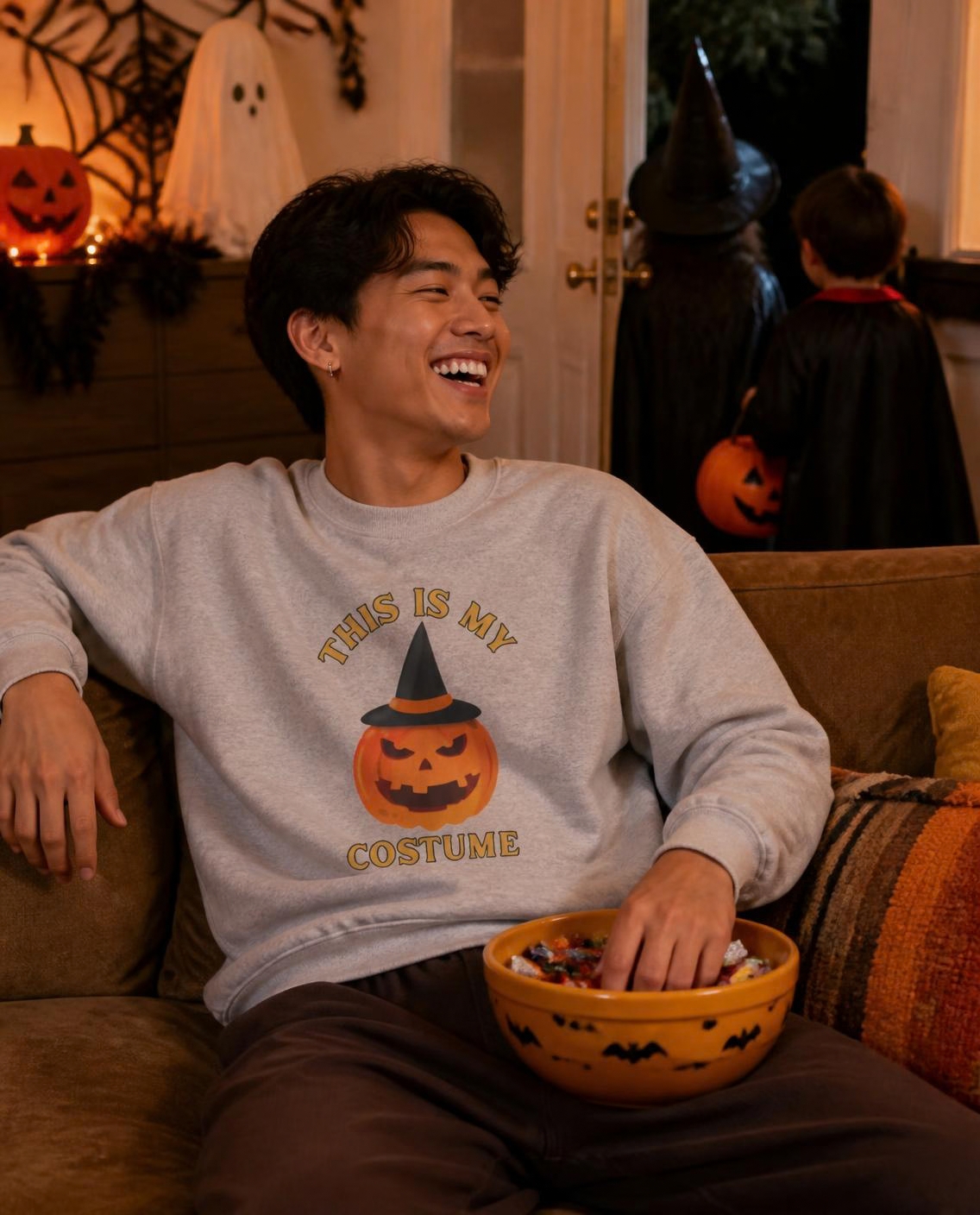 This Is My Costume crewneck sweatshirt, photo 1 of 6