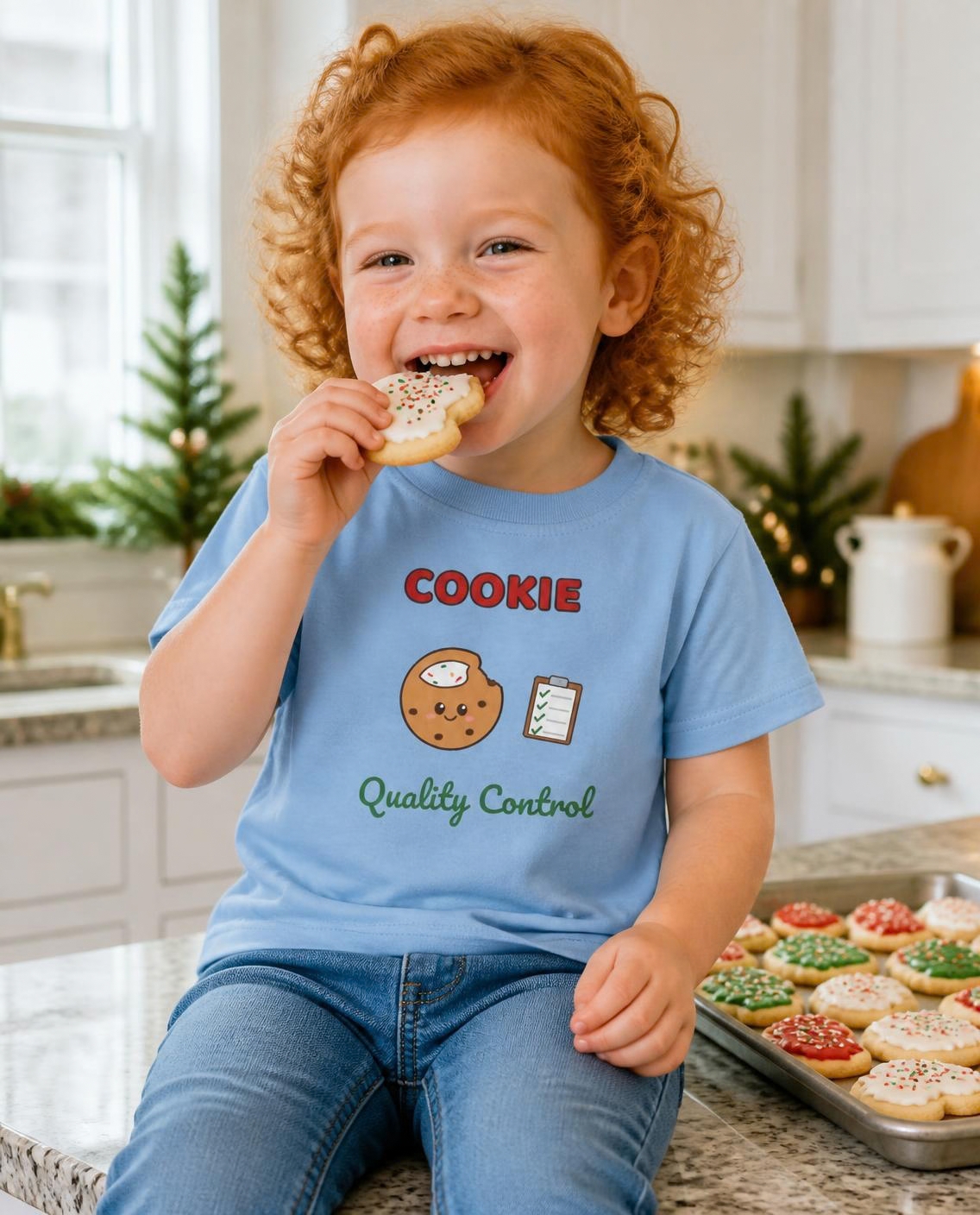 Cookie Quality Control toddler tee, photo 1 of 9