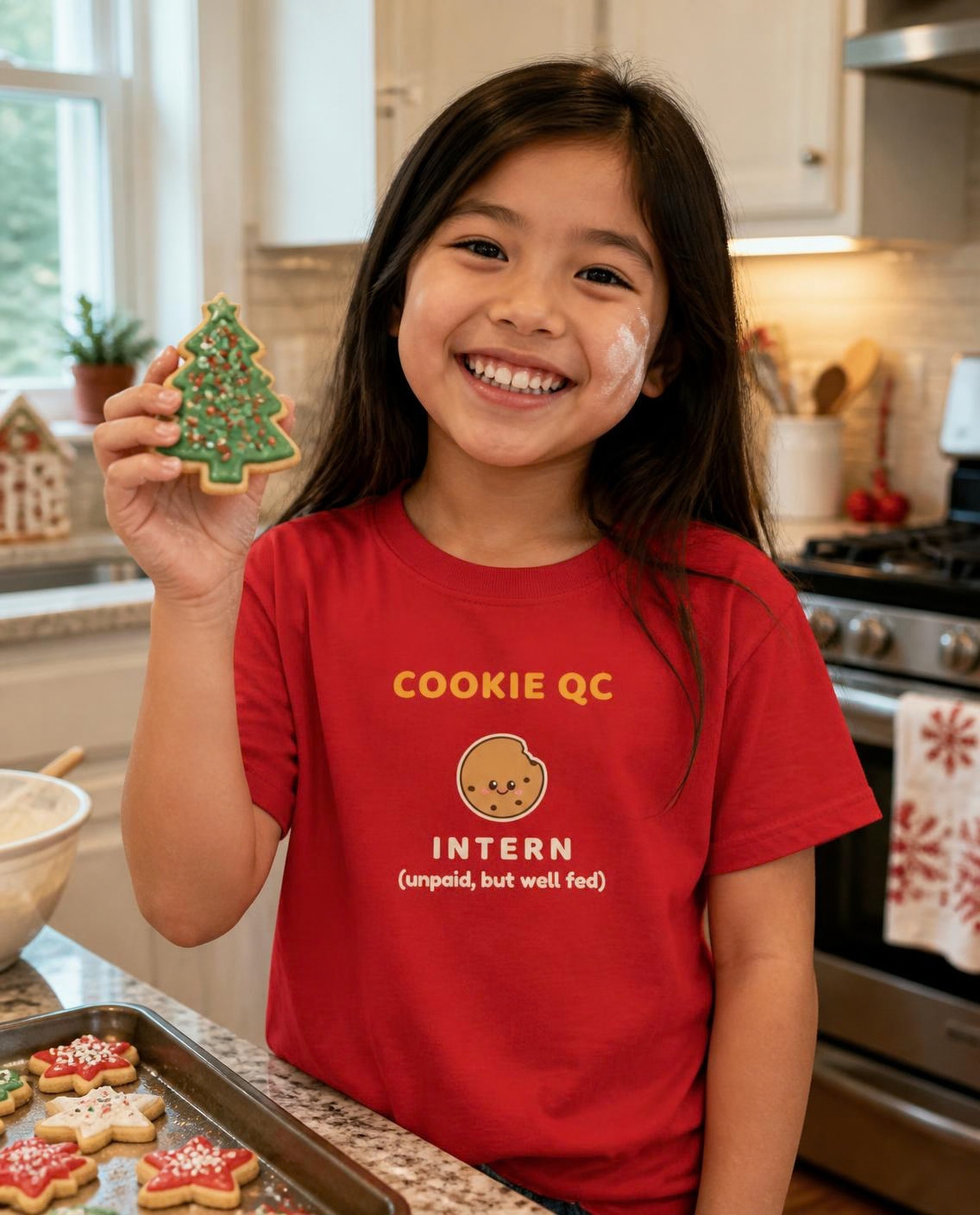 Cookie QC Intern youth tee, photo 1 of 9
