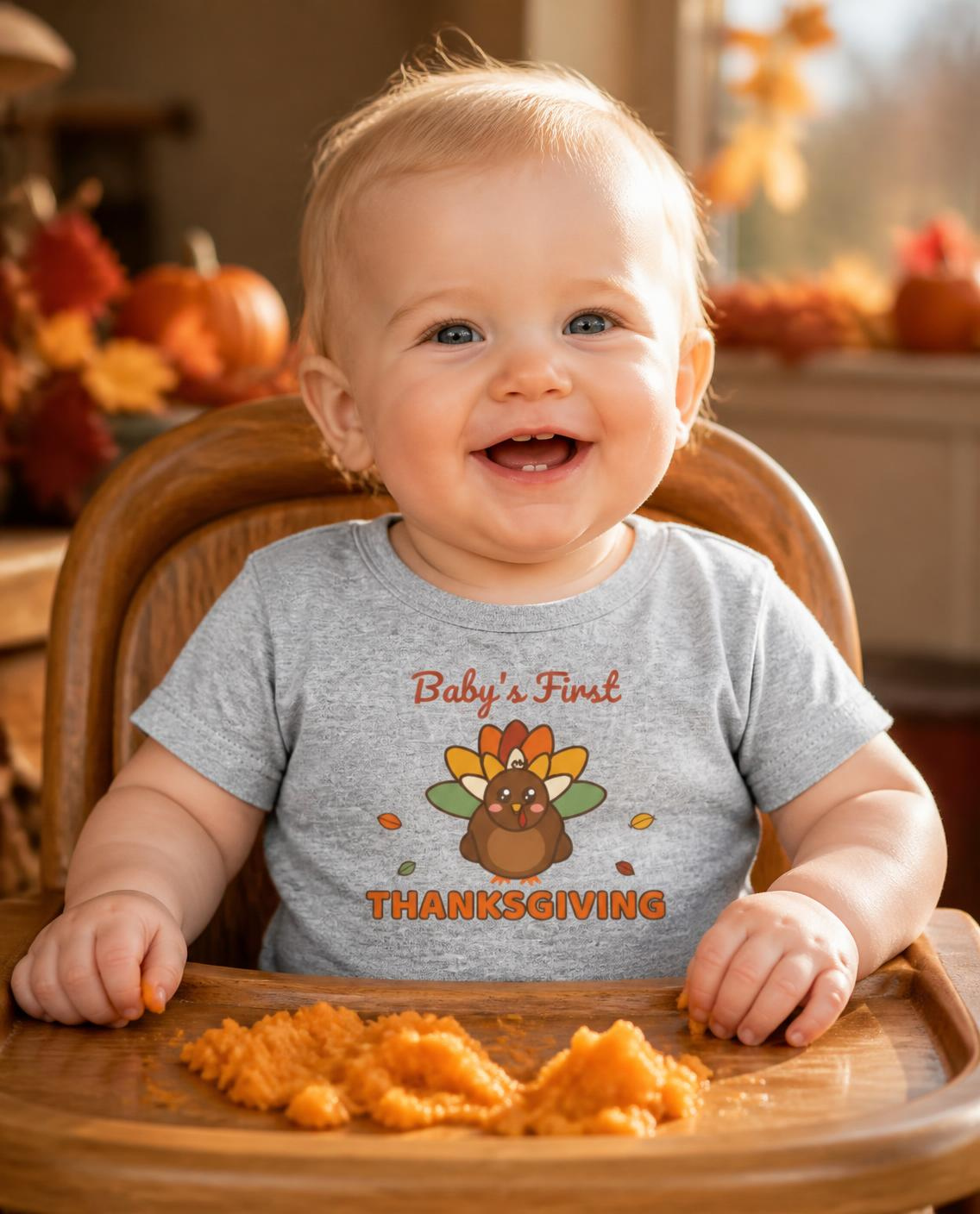 First Thanksgiving Turkey toddler tee, photo 1 of 7