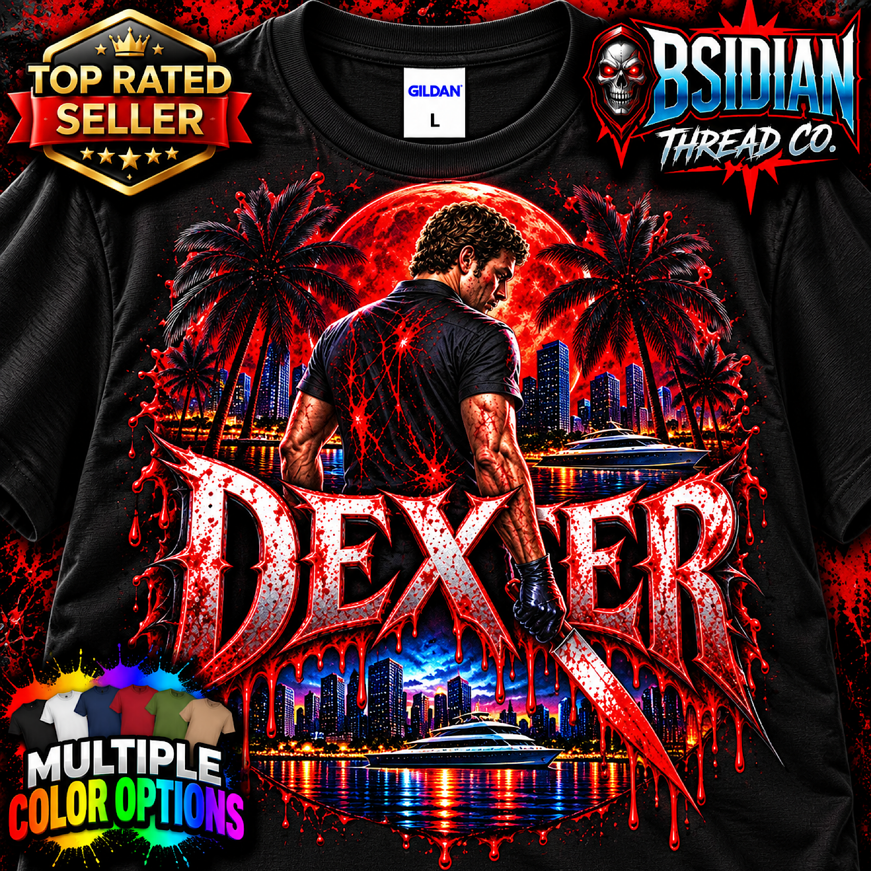 DEXTER RESURRECTION T-Shirt TV Series Serial Killer Horror Graphic Tee 2026 product preview