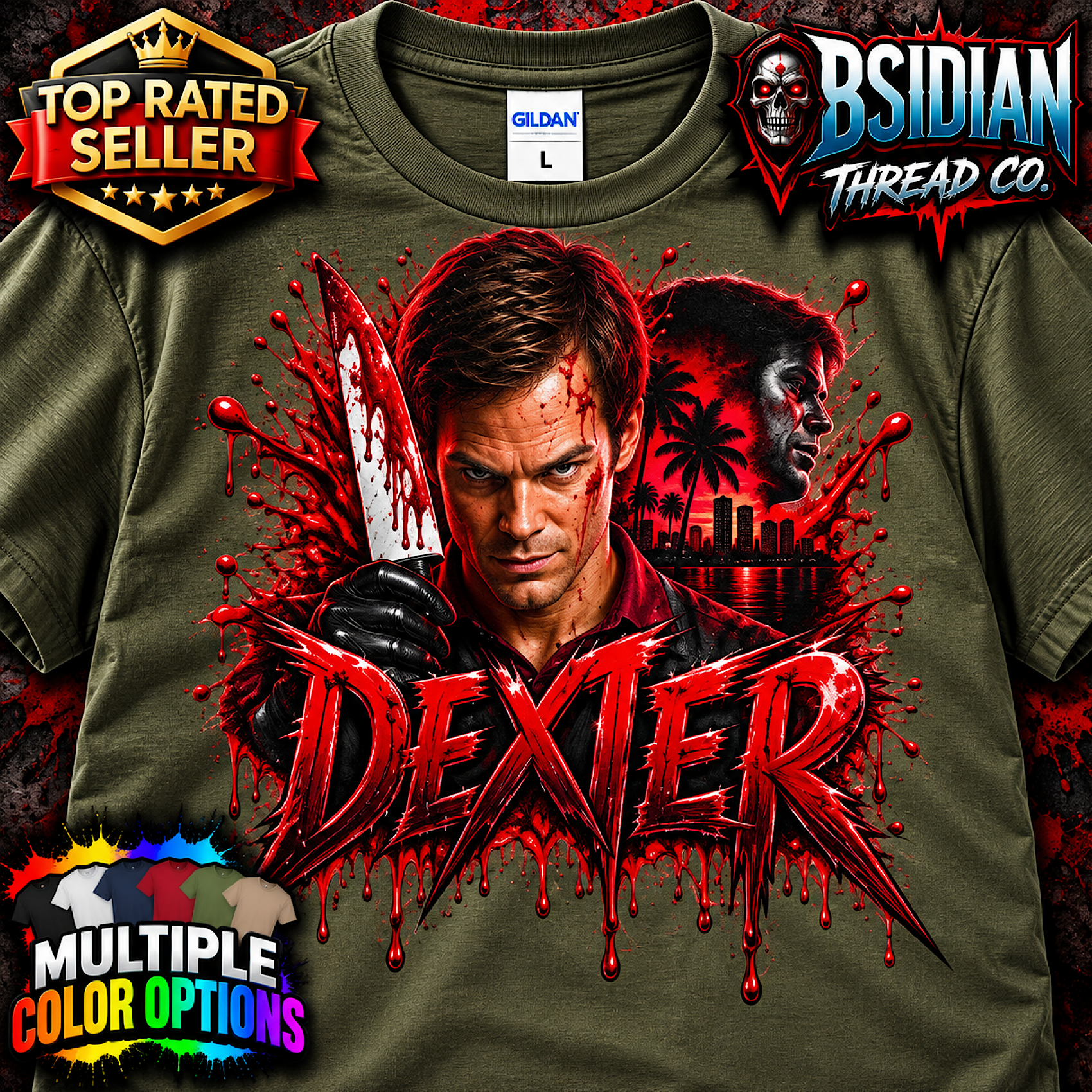 DEXTER RESURRECTION T-Shirt TV Series Serial Killer Horror Graphic Tee 2026 product preview