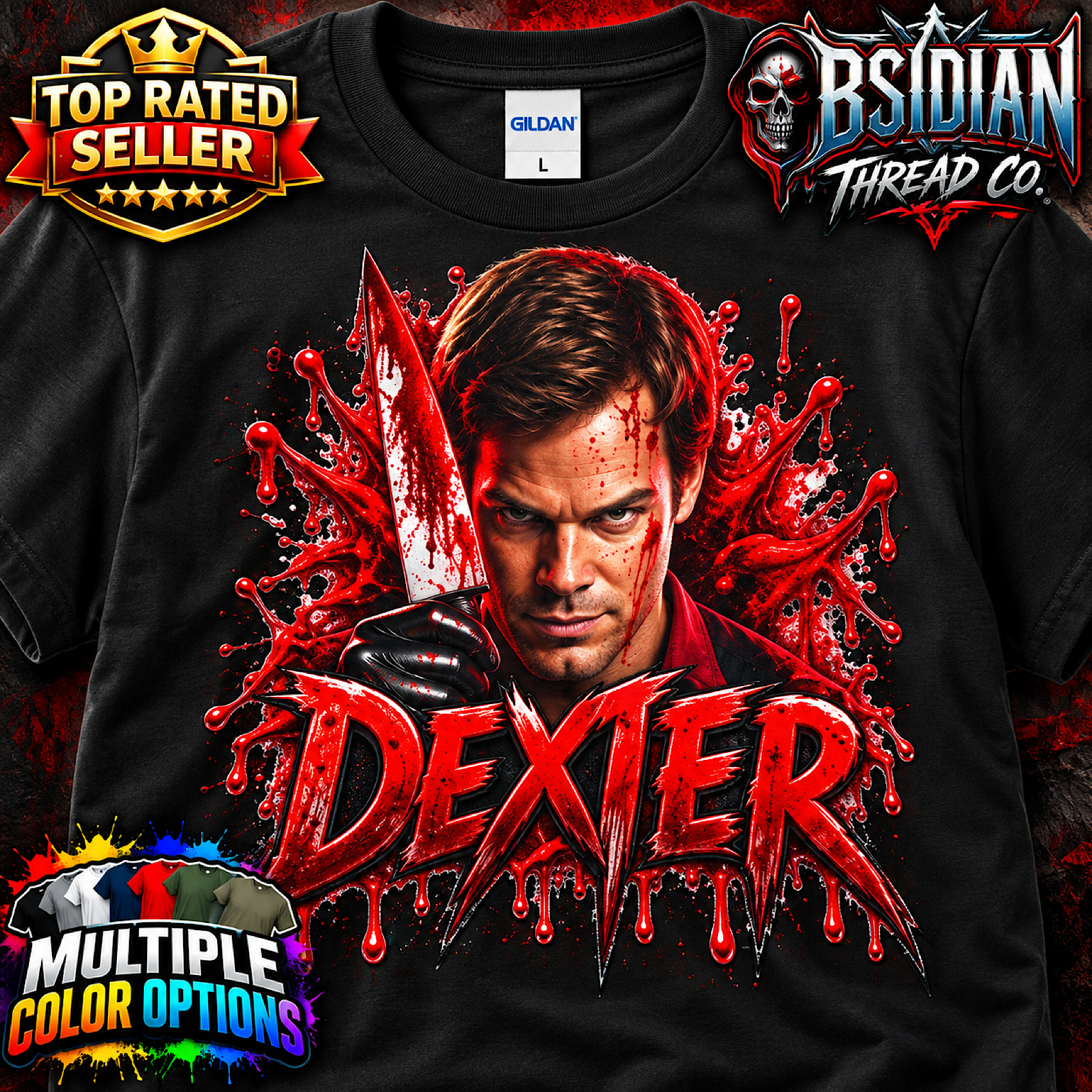 DEXTER RESURRECTION T-Shirt TV Series Serial Killer Horror Graphic Tee 2026 product preview