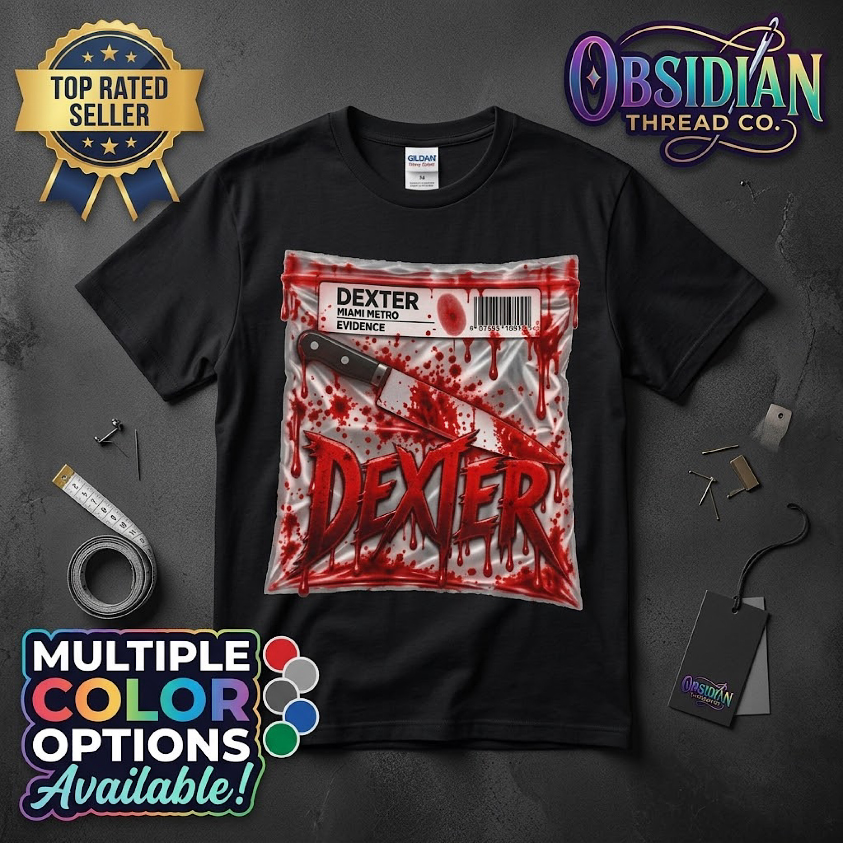 DEXTER RESURRECTION T-Shirt TV Series Serial Killer Horror Graphic Tee 2026 product preview