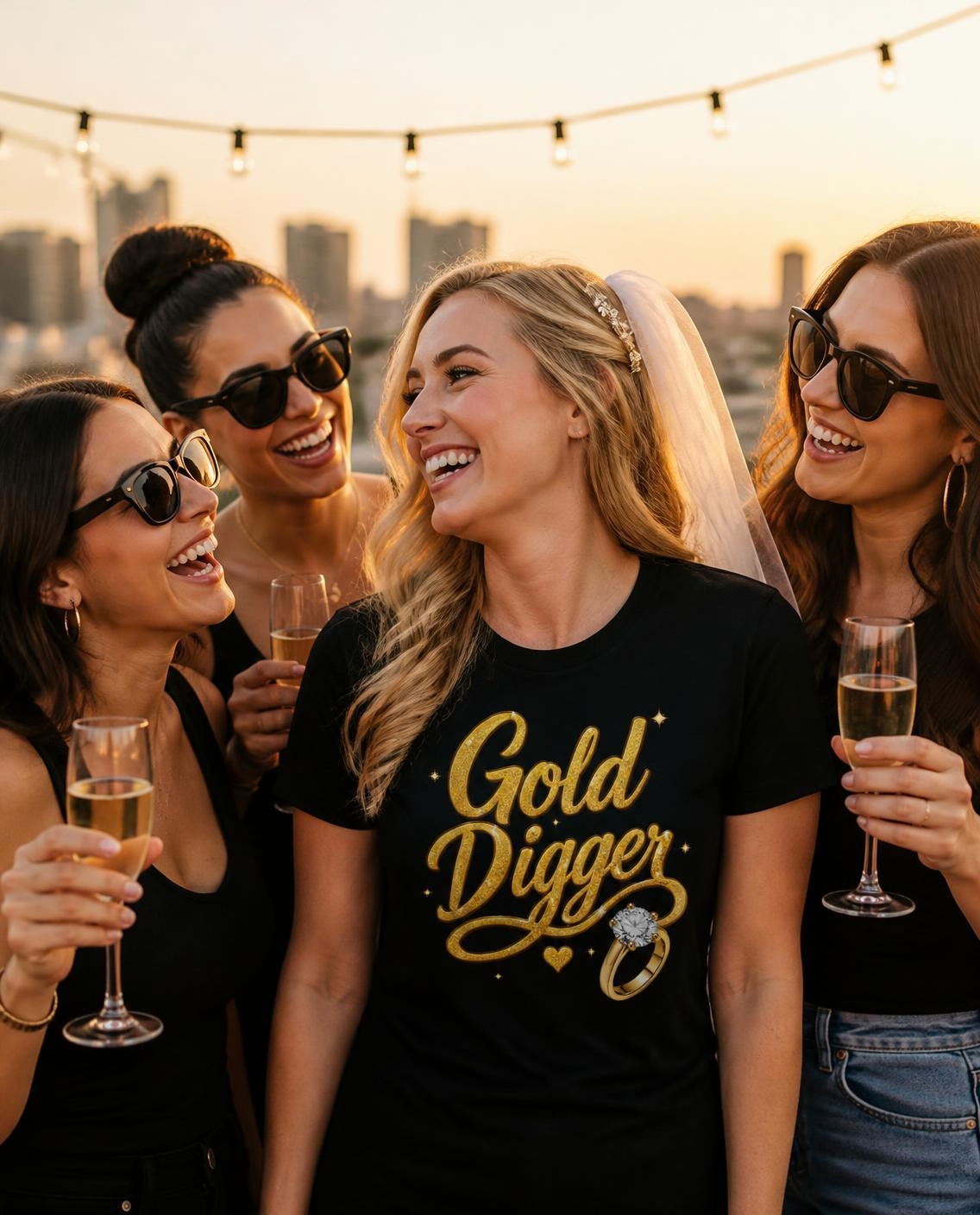 Gold Digger, Ring Script tee, photo 1 of 7