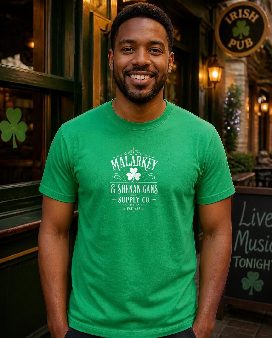 Malarkey and Shenanigans Supply Co tee, photo 1 of 9